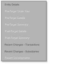 Entity Details                                  Recent Changes - Transactions                    Recent Changes - Subsidiaries